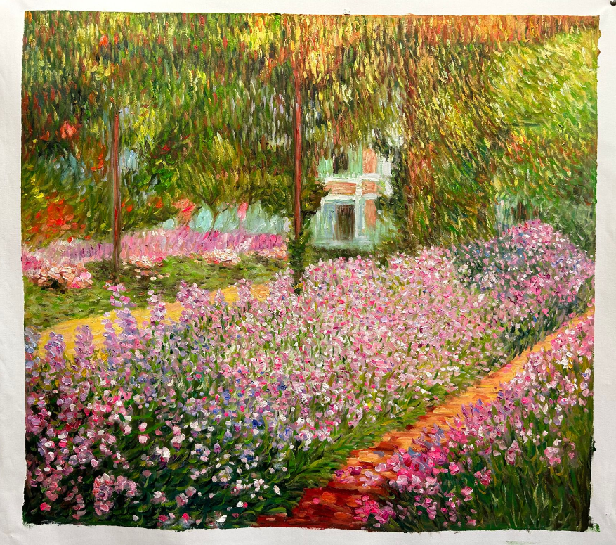 Monet Garden Oil Painting Reroduction