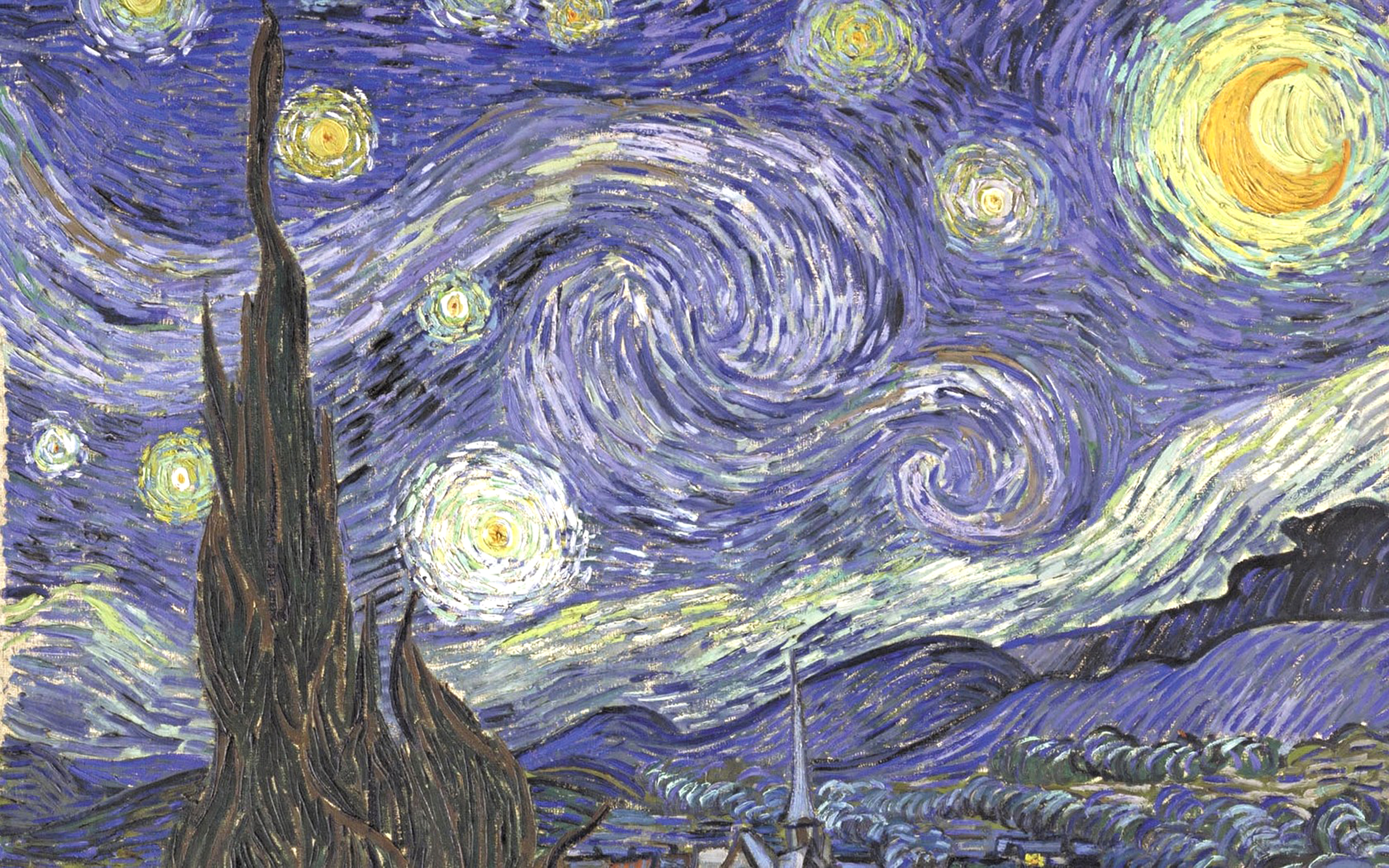 Van Gogh Starry Night Canvas Oil Painting