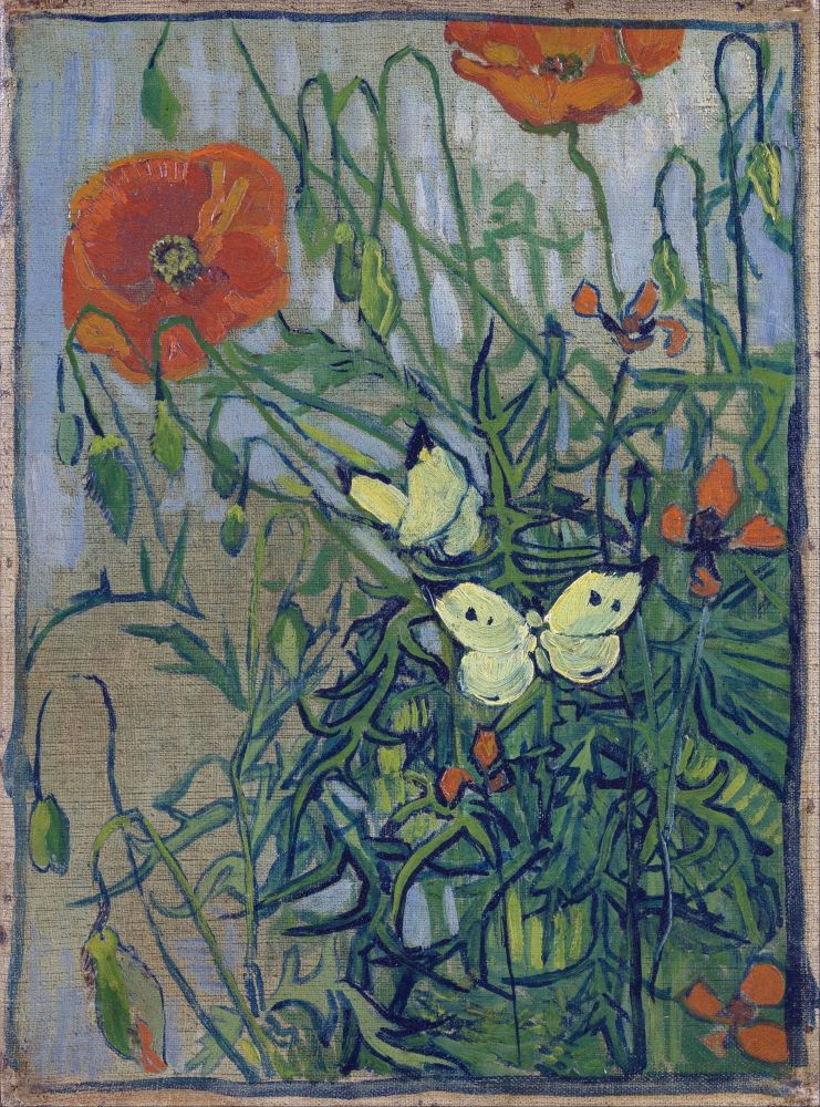 Butterflies and Poppies, 1890