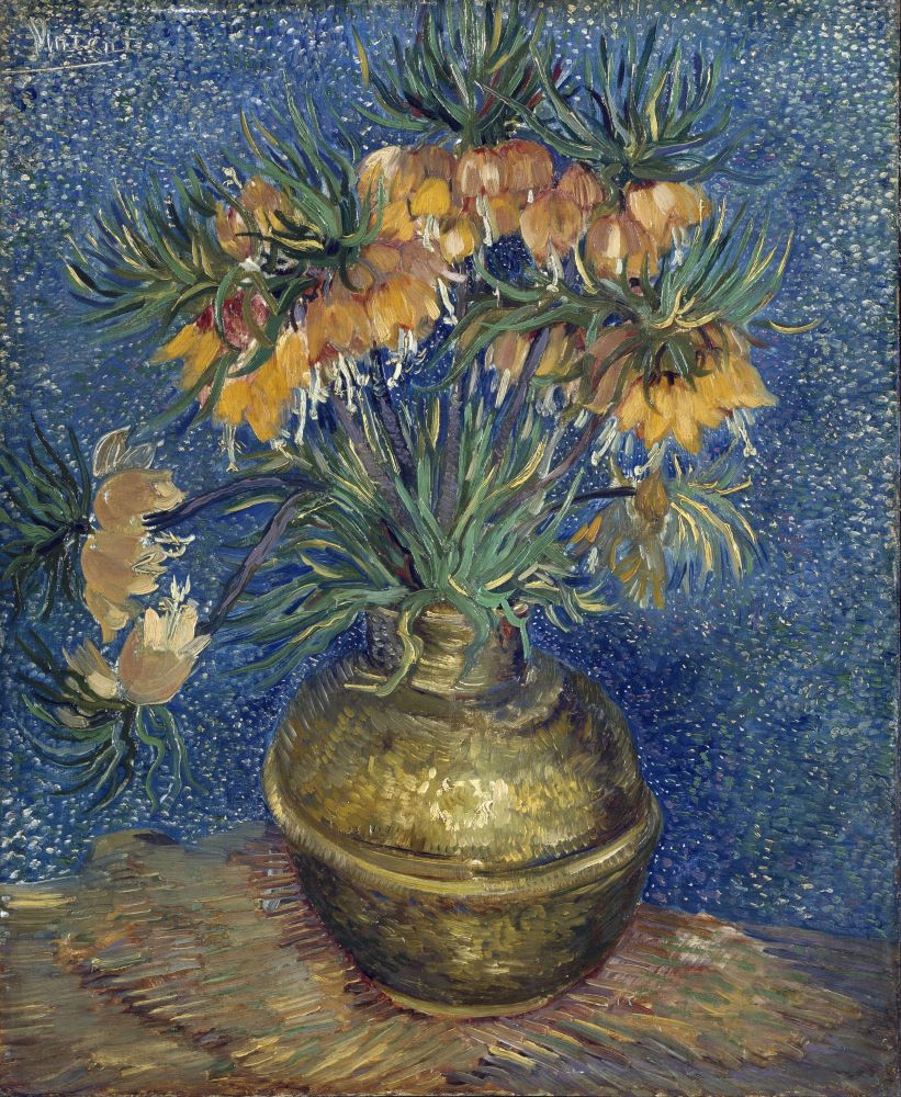 Crown Imperials in a Сopper Vase, 1887