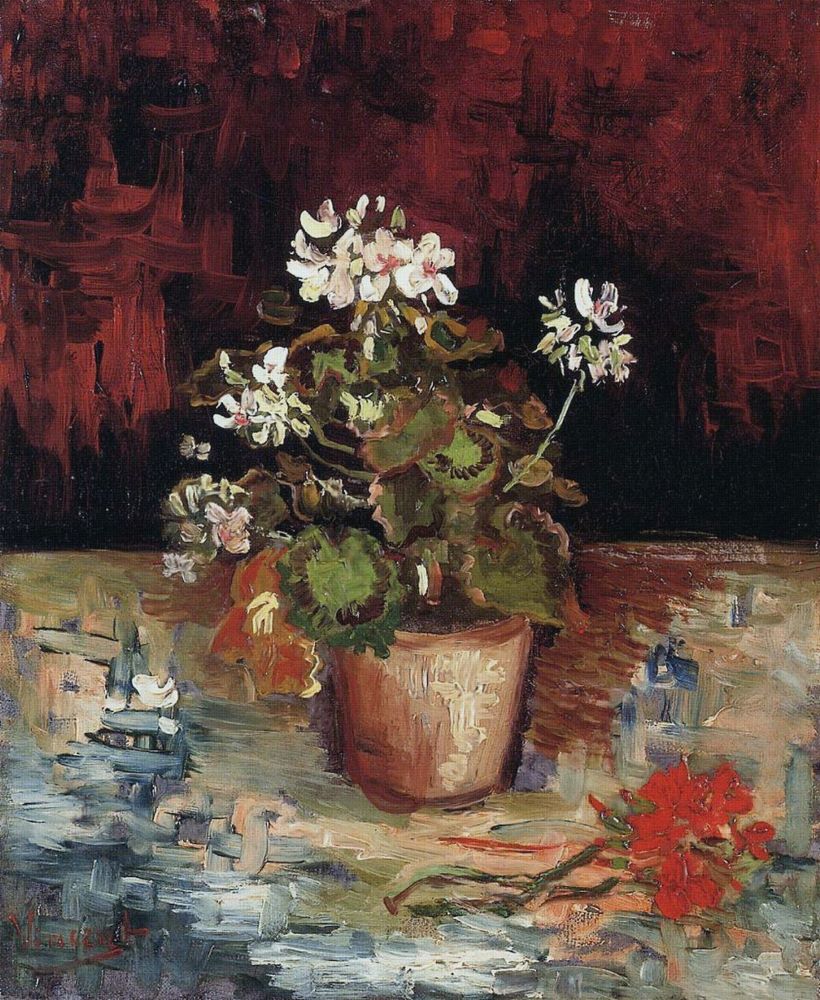 Geranium in a Flowerpot, 1886 