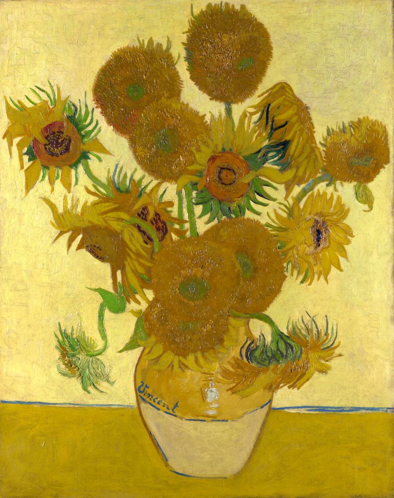 Still Life - Vase with Fifteen Sunflowers, 1888