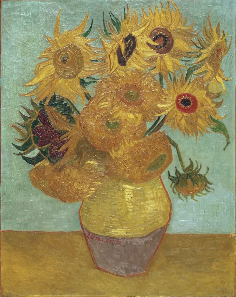 Sunflowers Oil Painting, 1889
