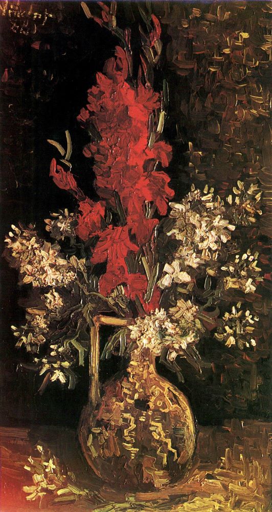 Vase with Gladioli and Carnations, 1886