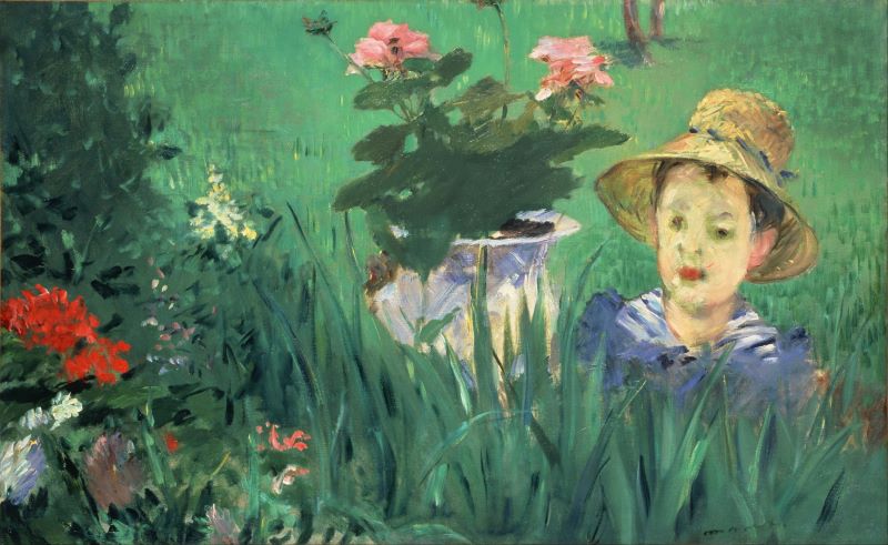 The boy and the flowers