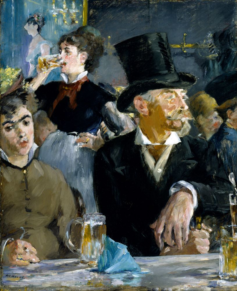 At the café