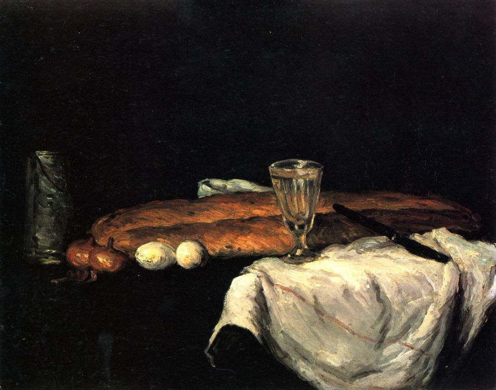Still Life with Bred and Eggs, 1865