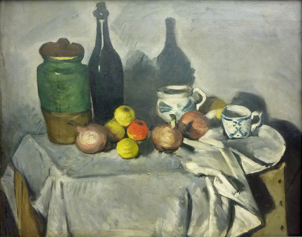 Still Life with Fruit and Crockery, 1869
