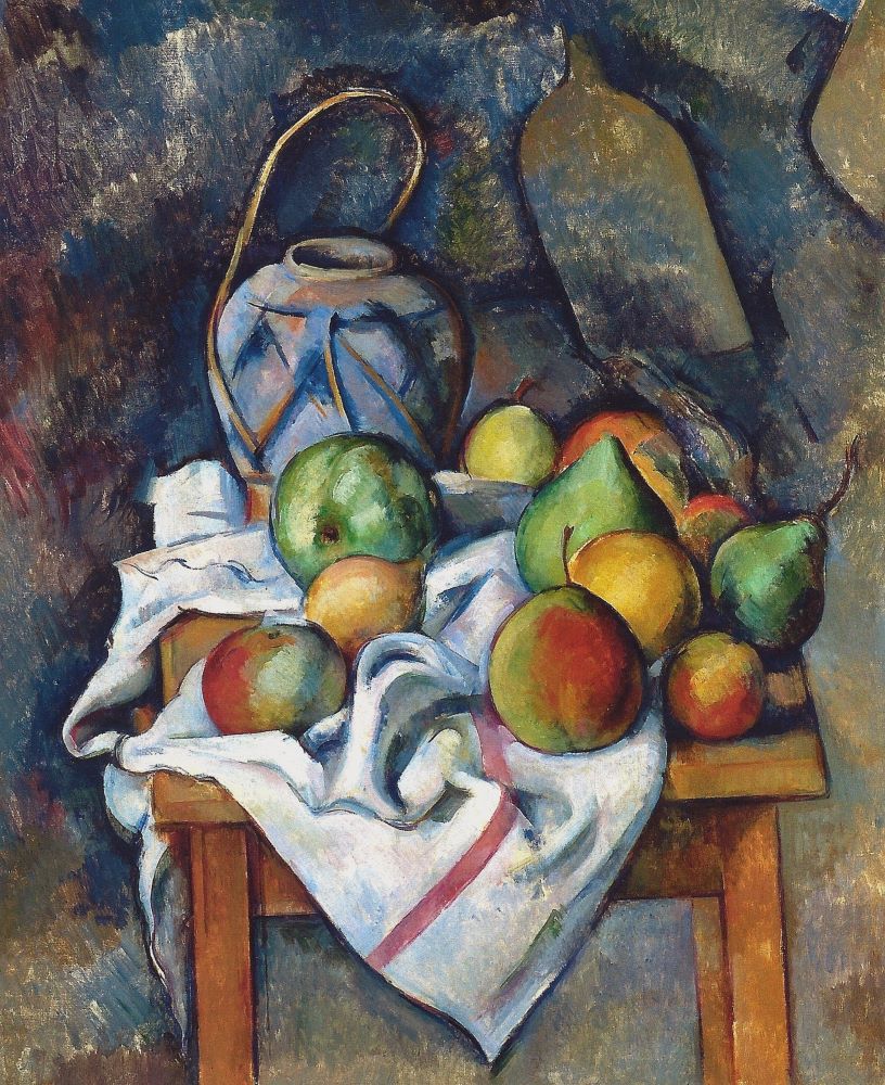 Still Life with Ginger Jar and Fruit, 1895