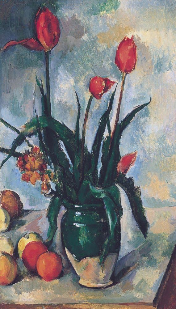 Tulips in a vase
