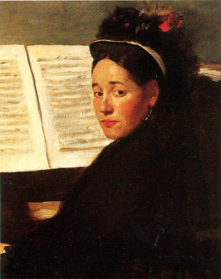 Miss Dido plays the piano