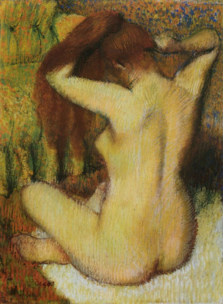 Nude back of a woman