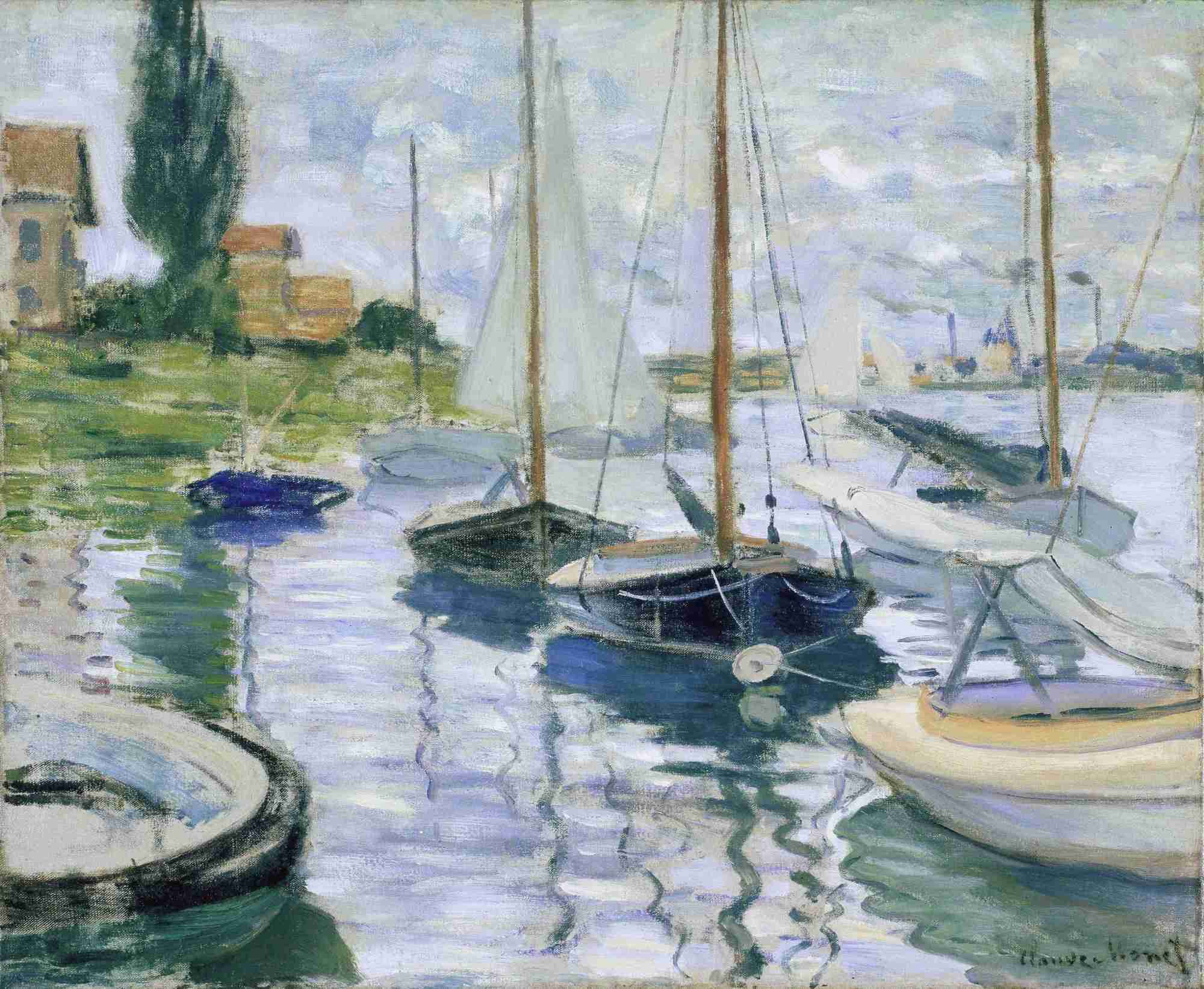 Boats at Petit-Gennevilliers, 1872 
