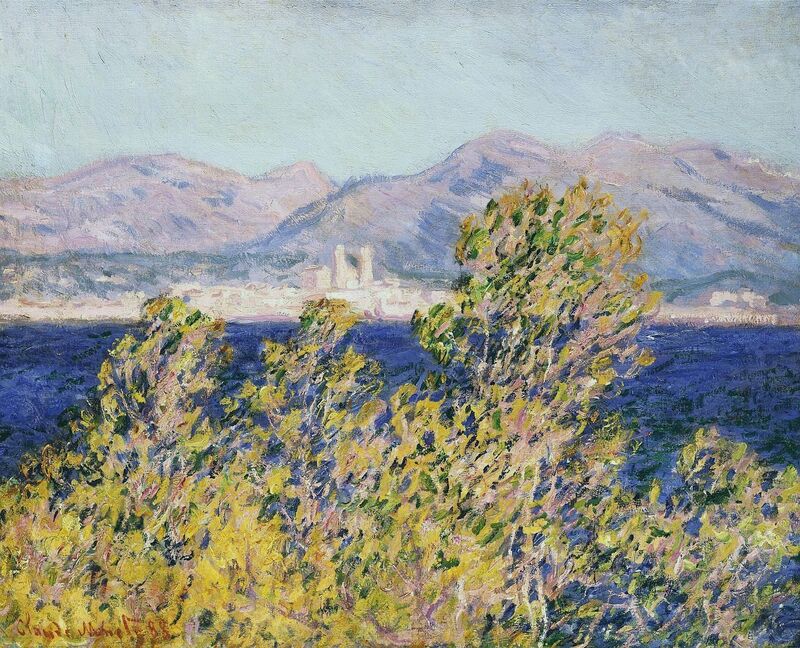 Antibes Seen from the Cap Marten, Mistral Wind, 1888 