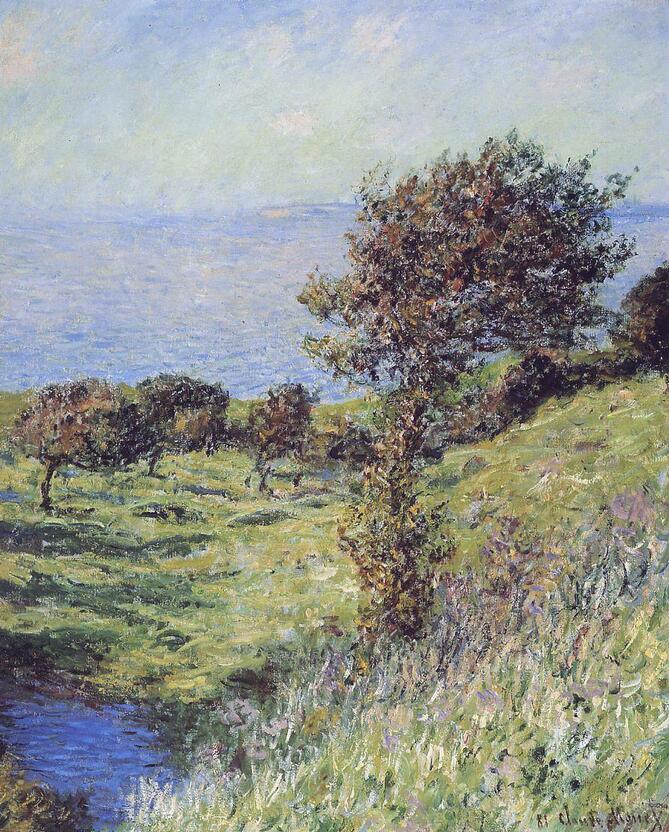 Cliffs of Varengeville, Gust of Wind, 1881