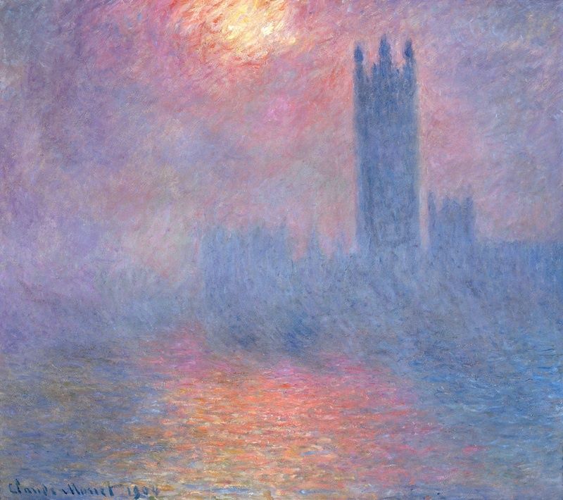 Houses of Parliament, London, Sun Breaking Through, 1904