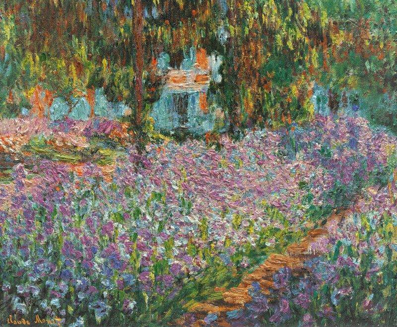  Irises in Monet's Garden, 1900