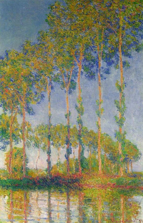 Poplars, Row in Autumn, 1891