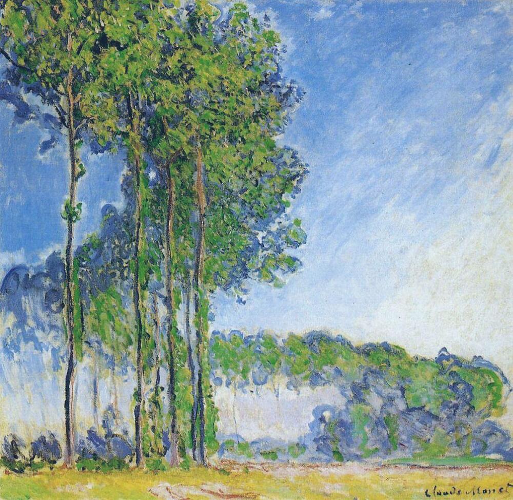 Poplars, View from the Marsh, 1891-92 