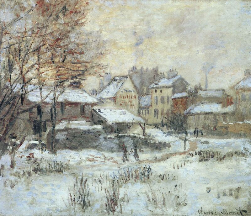 Snow Effect With Setting Sun, 1875 