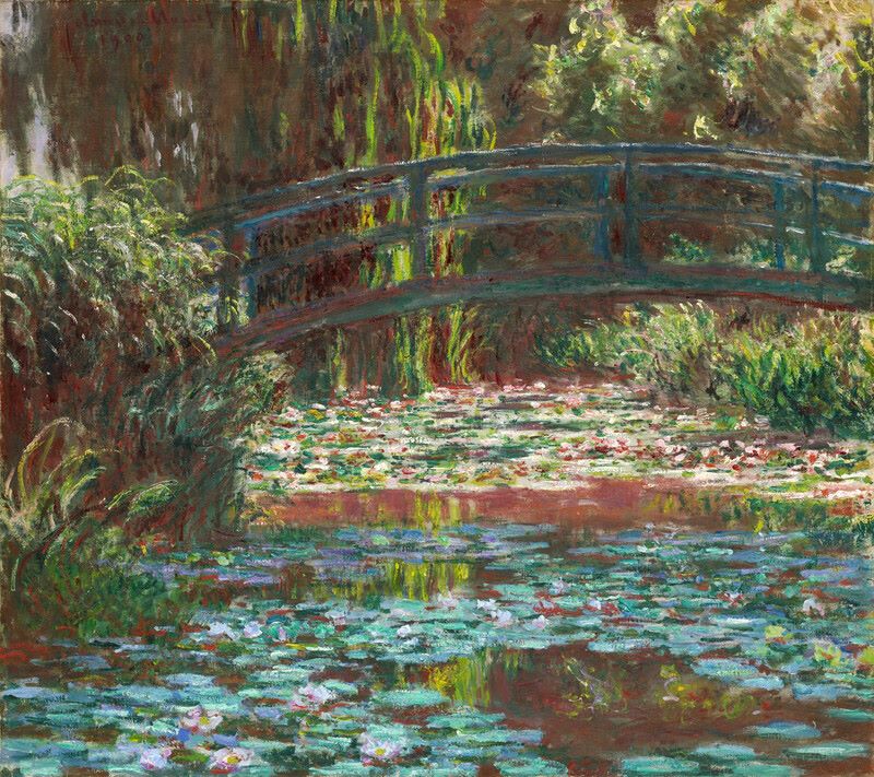 The Japanese Bridge (The Bridge over the Water-Lily Pond), 1900