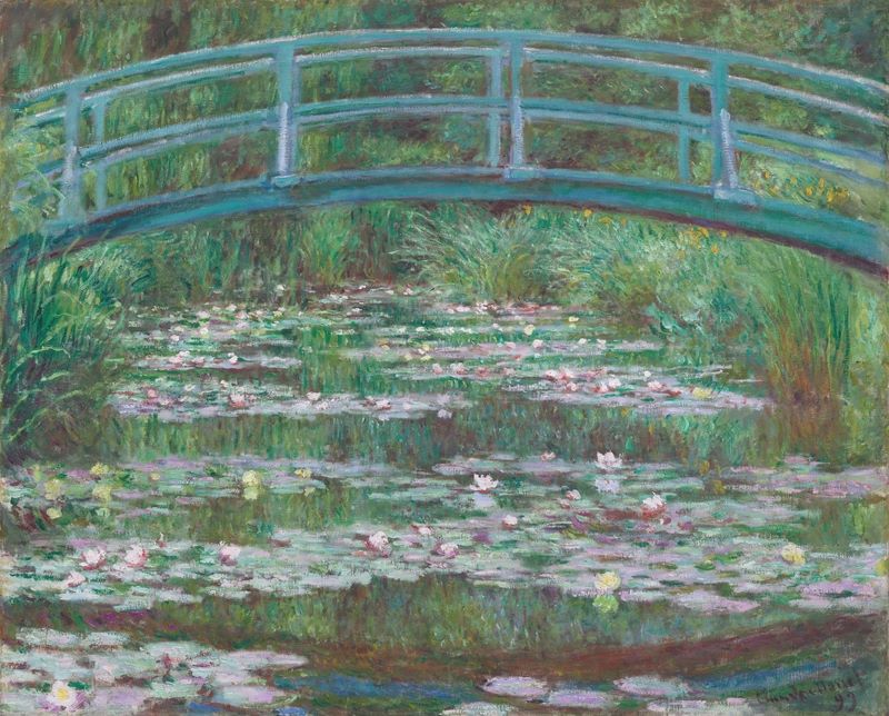 The Japanese Bridge (The Water-Lily Pond and Path by the Water), 1900 