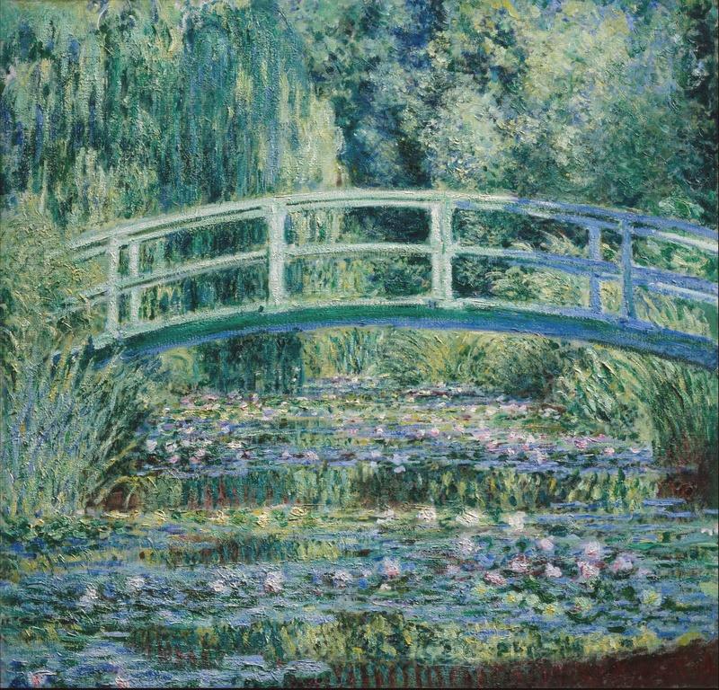 The Japanese Bridge (The Water-Lily Pond and Path by the Water), 1900