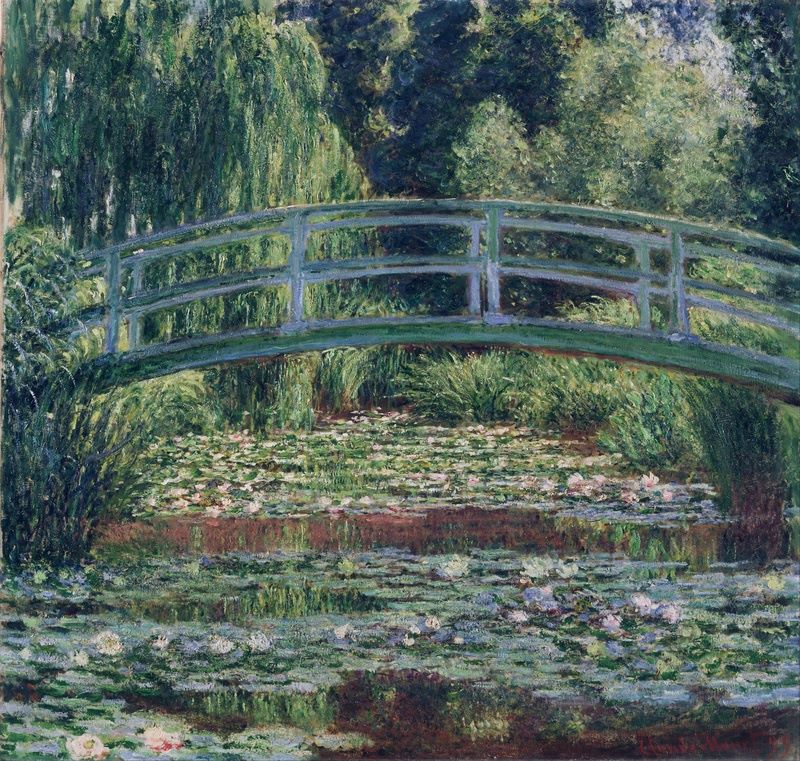 The Japanese Bridge (The Water-Lily Pond and Path by the Water), 1900 - 副本 - 副本 - 副本