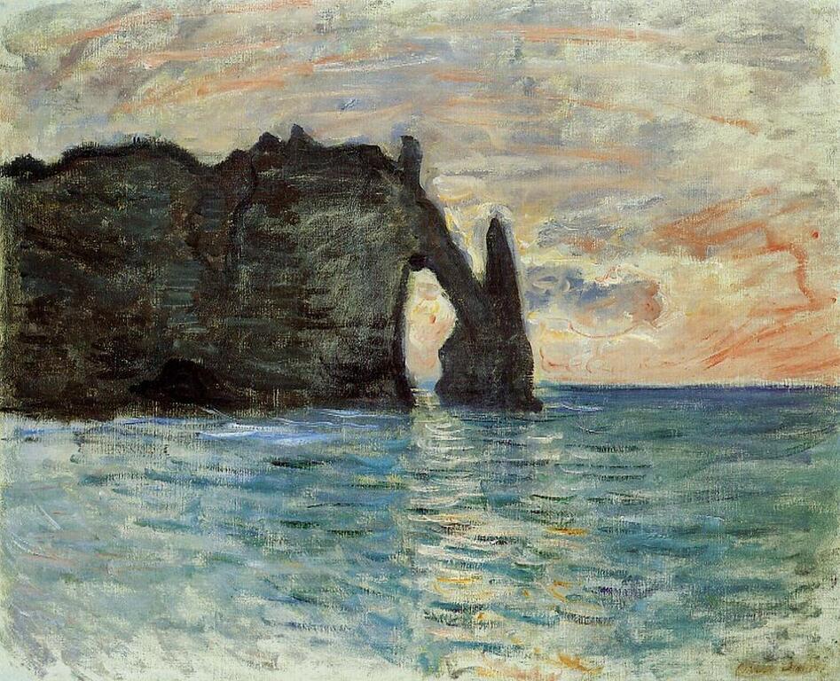 The Manneport, Cliff at Etretat, 1883 