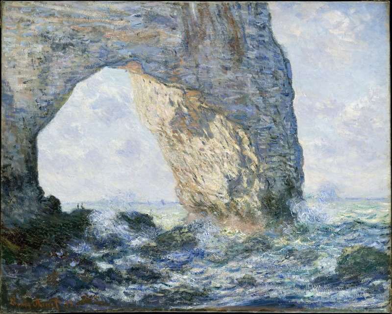 The Manneport, Rock Arch West of Etretat