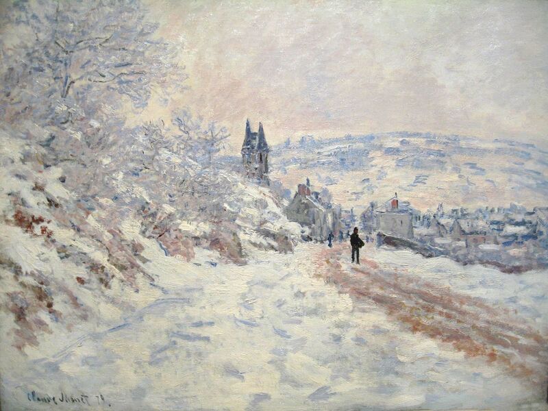 The Road to Vetheuil, Snow Effect, 1979 