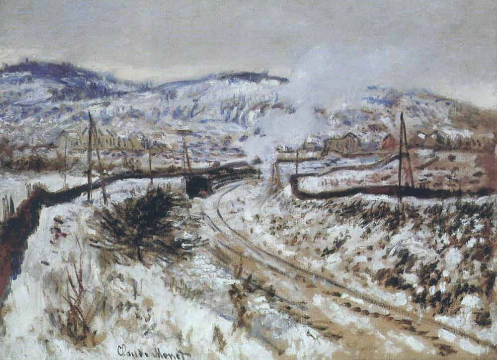 Train in the Snow, Argenteuil, 1875 