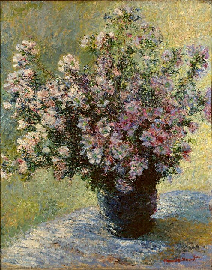 Vase of Malva Flowers, 1880 