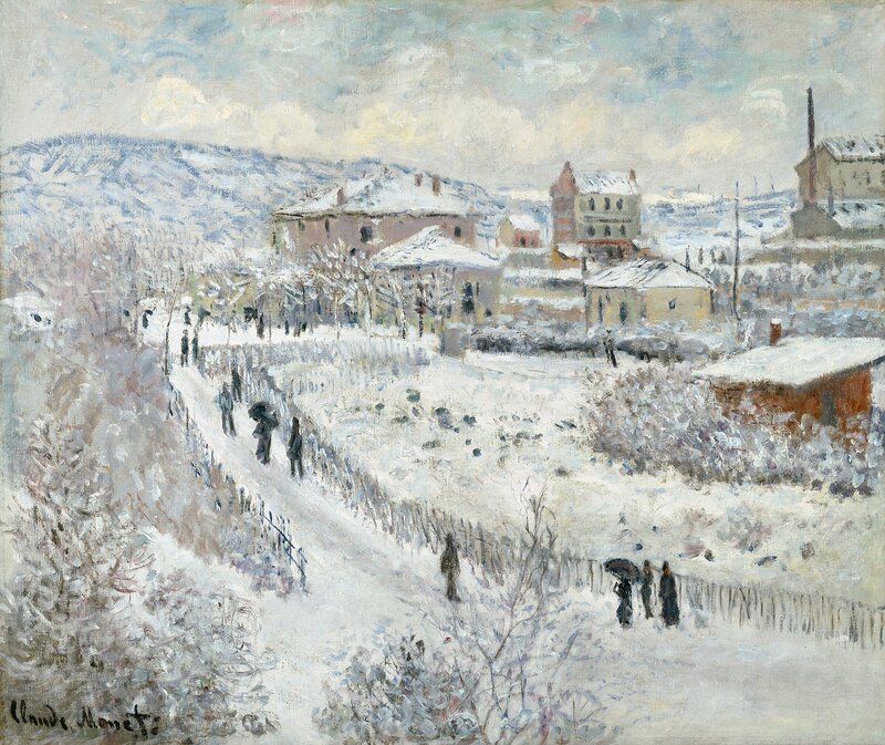View of Argenteuil in the Snow, 1875 