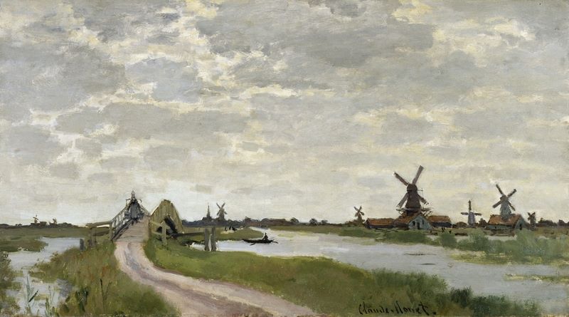 Windmills at Haaldersbroek, Zaandam, 1871 