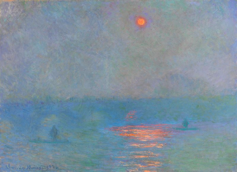 Waterloo Bridge, Sunlight in the Fog, 1903 