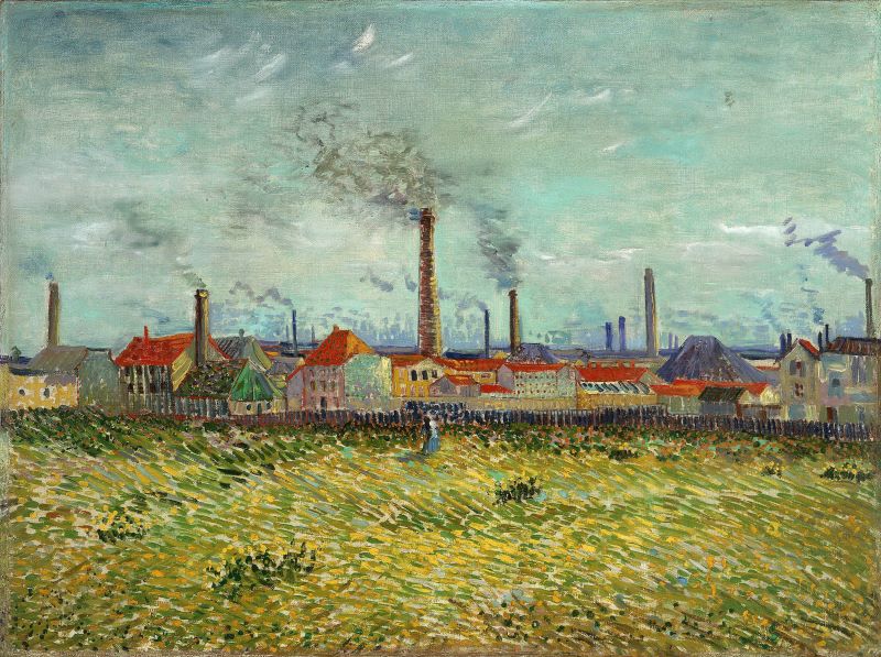Factories at Asnieres, Seen from the Quai de Clichy