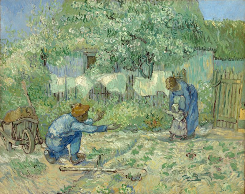 First Steps (after Millet)