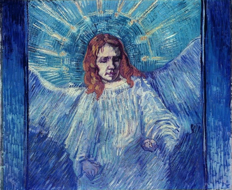 Half-Figure of an Angel (after Rembrandt), 1889