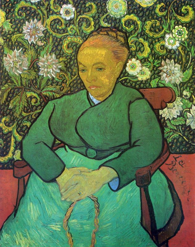 La Berceuse, Portrait of Madame Roulin, 1889 
