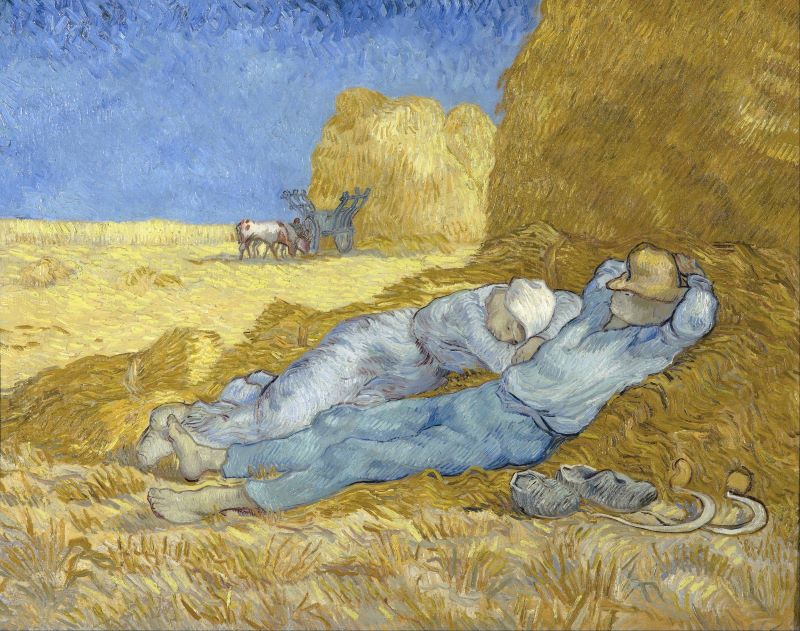 Resting after Work (after Millet), 1889