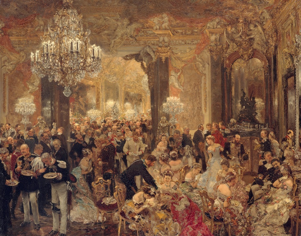The Dinner at the Ball (1878)