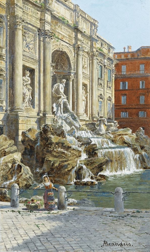 The Trevi Fountain in Rome