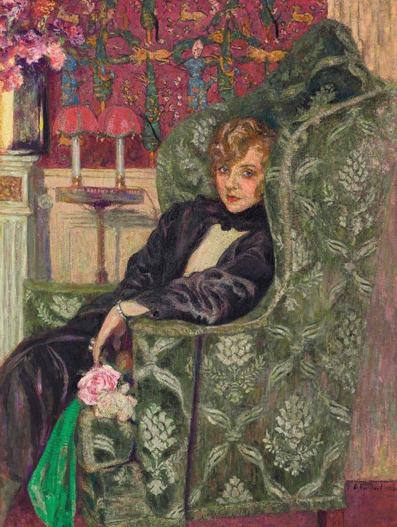 Yvonne Printemps au fauteuil