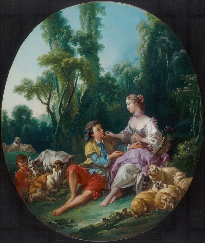 Are They Thinking about the Grape (Pensent-ils au raisin ) (1747)