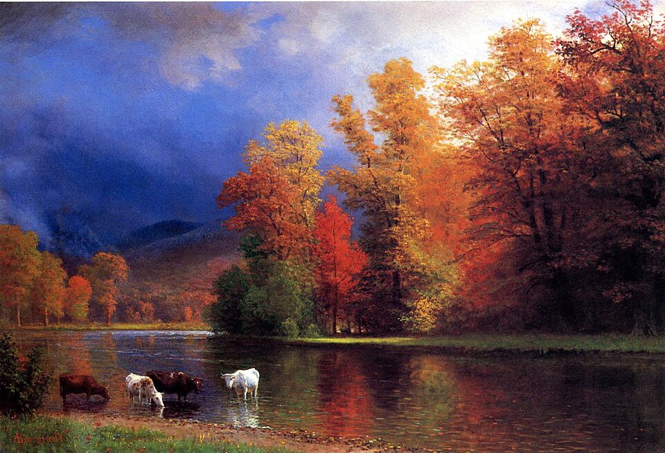 Bierstadt Albert On the Saco