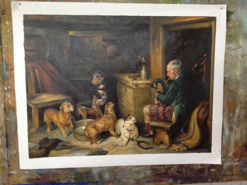 The Piper and His Dogs