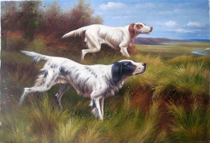 A Classic Hunting Dog Art