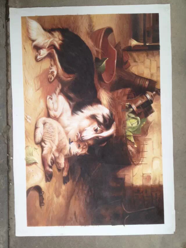 Collie and Lamb Wall Art - Bring Farmyard Warmth to Your Home