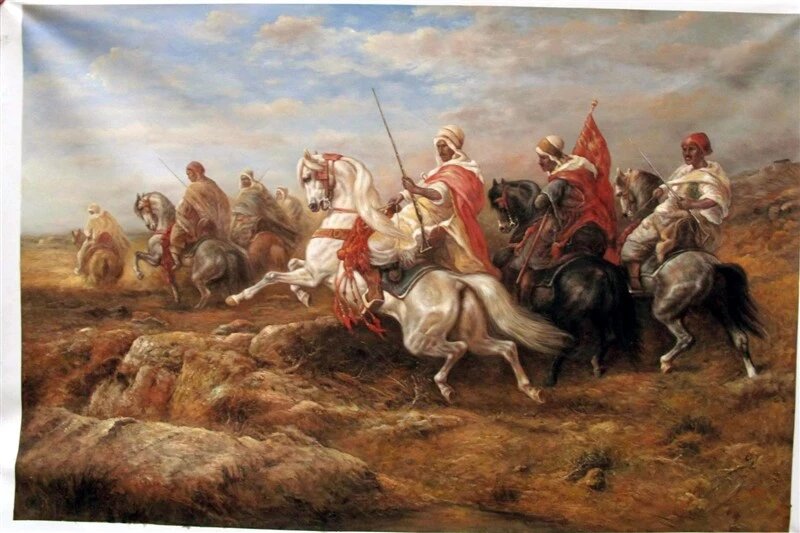  Eugène Delacroix’s Orientalist Masterpiece - Arabs on Horseback